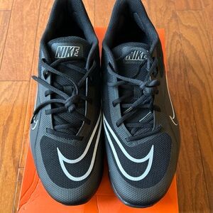 Nike Men’s Alpha Huarache 8 Pro TF LAX Shoes Size 10.5 Color- Black